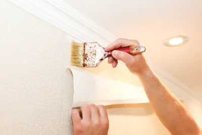 Pose de papier peint à Magrin — revêtements muraux et toiles de verre